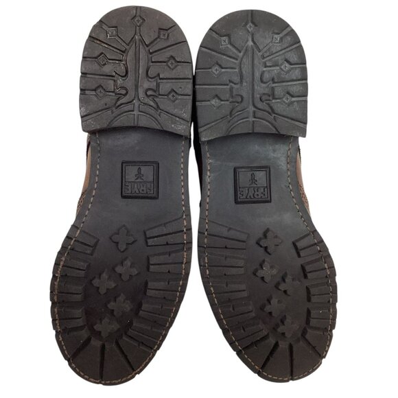 John A Frye Earl Wingtip Mens 13D Leather Lace-Up Boots Made In Mexico Vintage S - Picture 8 of 15